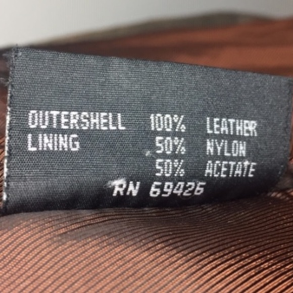 WILSONS Distressed Leather Jacket | Coat - Picture 5 of 5